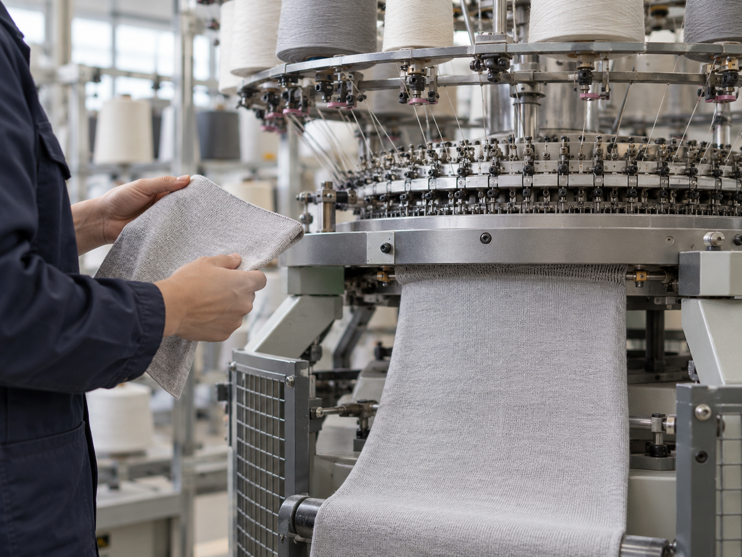 Textile loom and fabric structure in bulk production