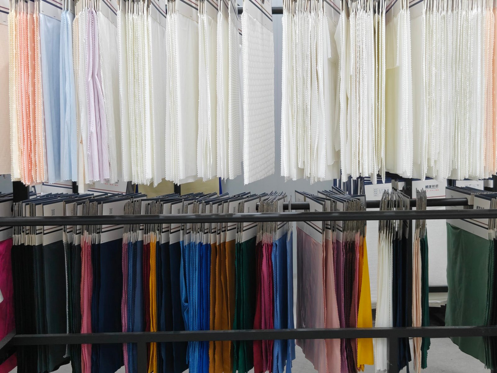 Even Fabric knitting factory interior and machinery