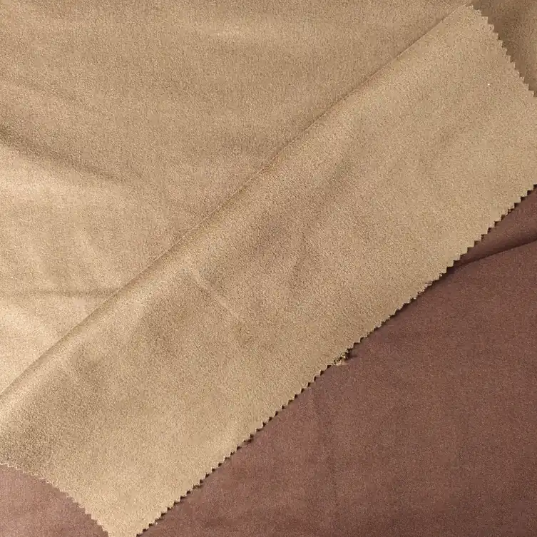 Brushed fleece fabric texture
